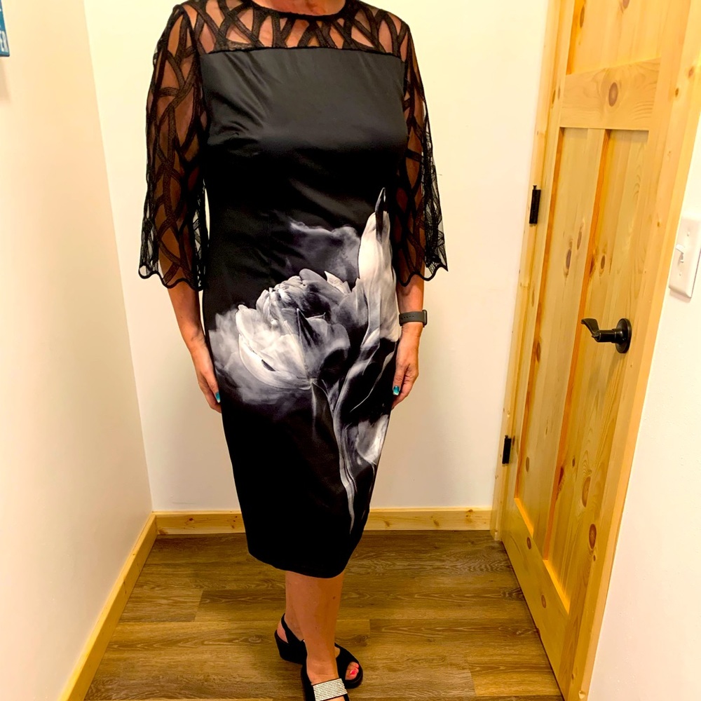 Black cocktail dress